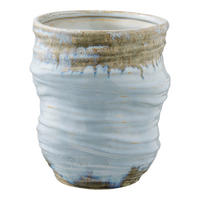 VASE  - Pastellblau, Basics, Keramik (19,5/22,5cm)