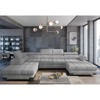 Canapea Modulară, gri - gri, Design - Welnova