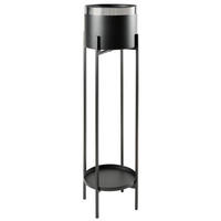 VIRÁGKASPÓ 28,5/110 cm  - ezüstszínű, Trend, fém (28,5/110cm) - Ambia Home