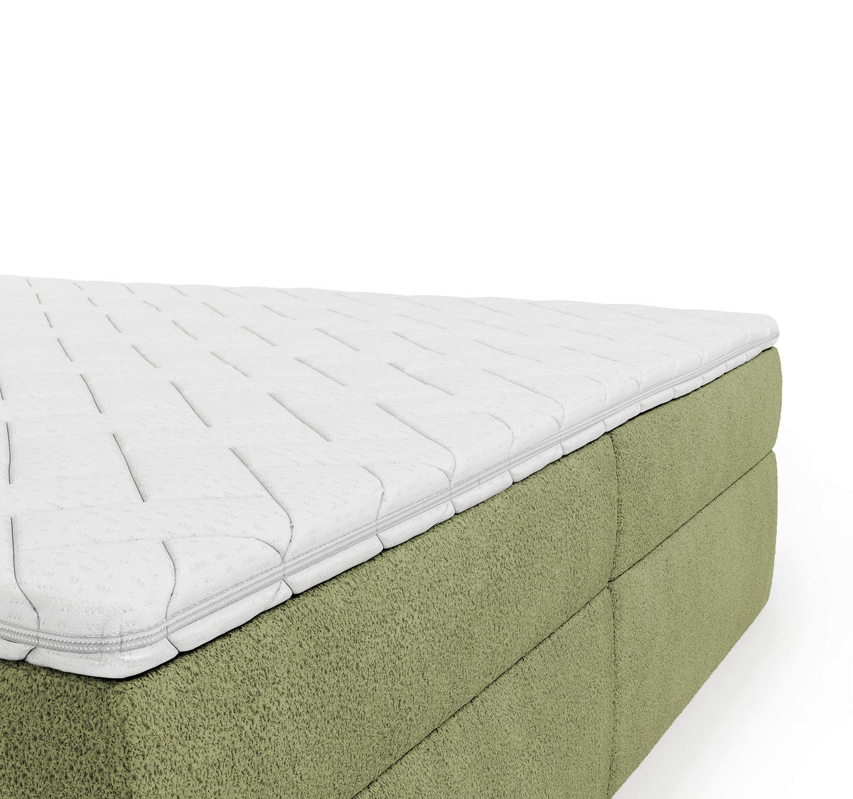 BOXBETT 180/200 cm  in Grün  - Schwarz/Grün, Design, Holz/Holzwerkstoff (180/200cm) - Chameo