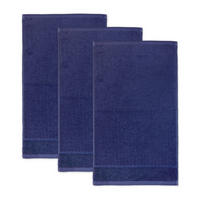 GÄSTETUCHSET 30/50 cm FROTTANA PEARL Dunkelblau 3-teilig  - Dunkelblau, Basics, Textil (30/50cm) - Moeve