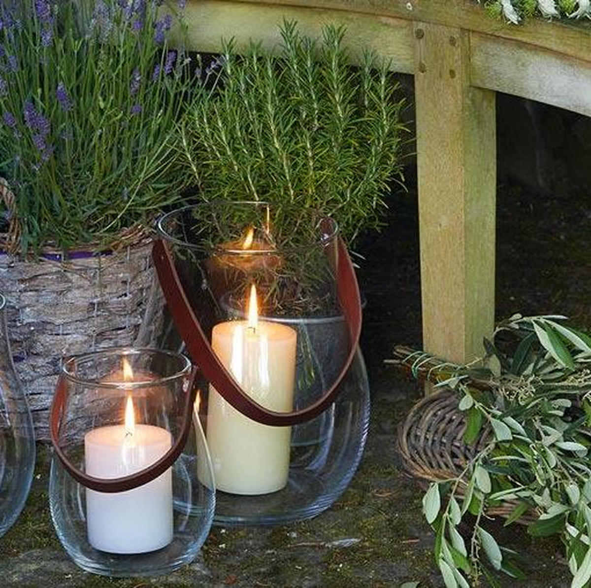 WINDLICHT  - Klar, Basics, Glas (27,5/32/27,5cm) - Leonardo