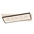 LED-DECKENLEUCHTE Richmond 70/30/6 cm  - Schwarz/Weiß, LIFESTYLE, Kunststoff/Metall (70/30/6cm) - Novel