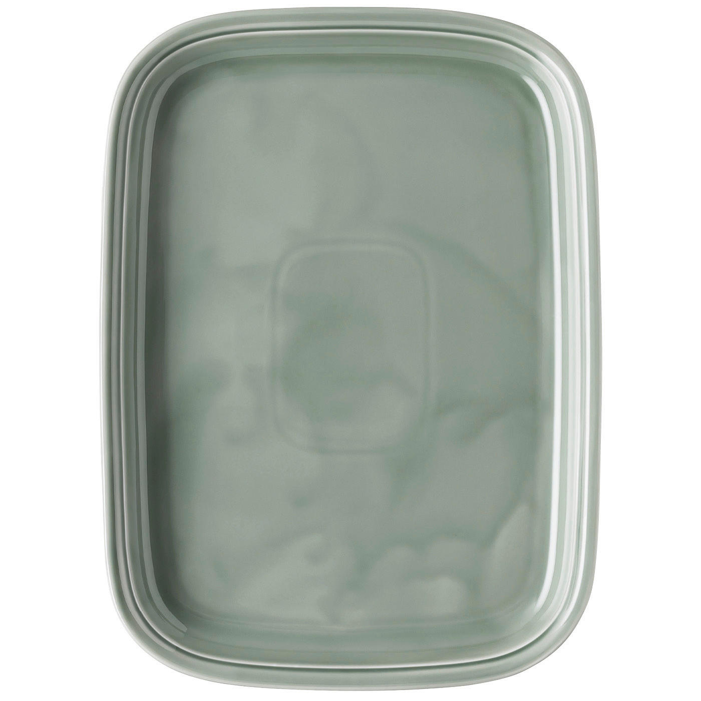 PLATTE MOSS GREEN  - Dunkelgrün, Basics, Keramik (33,3/24,5/3,1cm) - Thomas