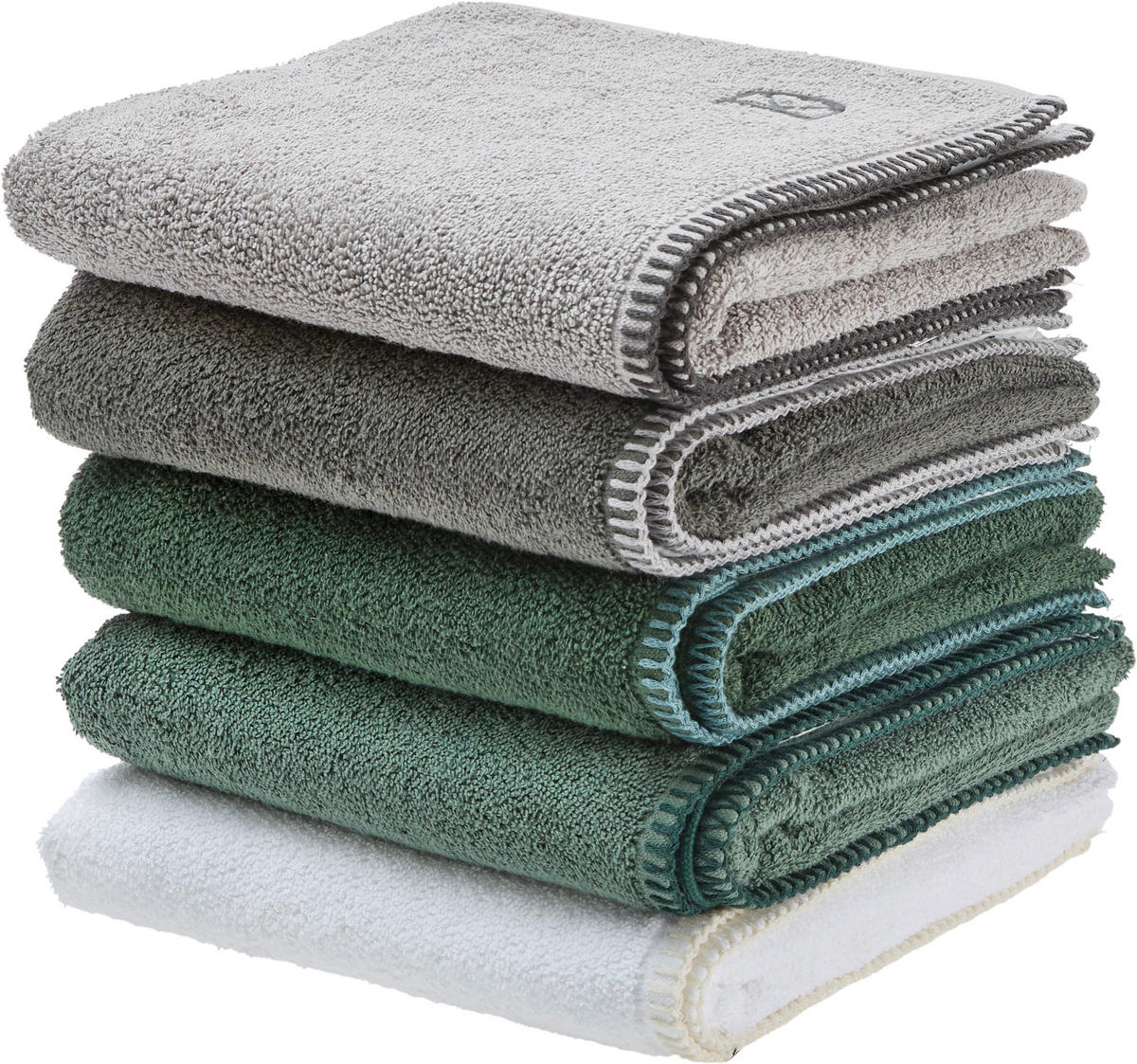 HANDTUCH BOLANO Weiß  - Weiß, KONVENTIONELL, Textil (50/100cm) - Dieter Knoll
