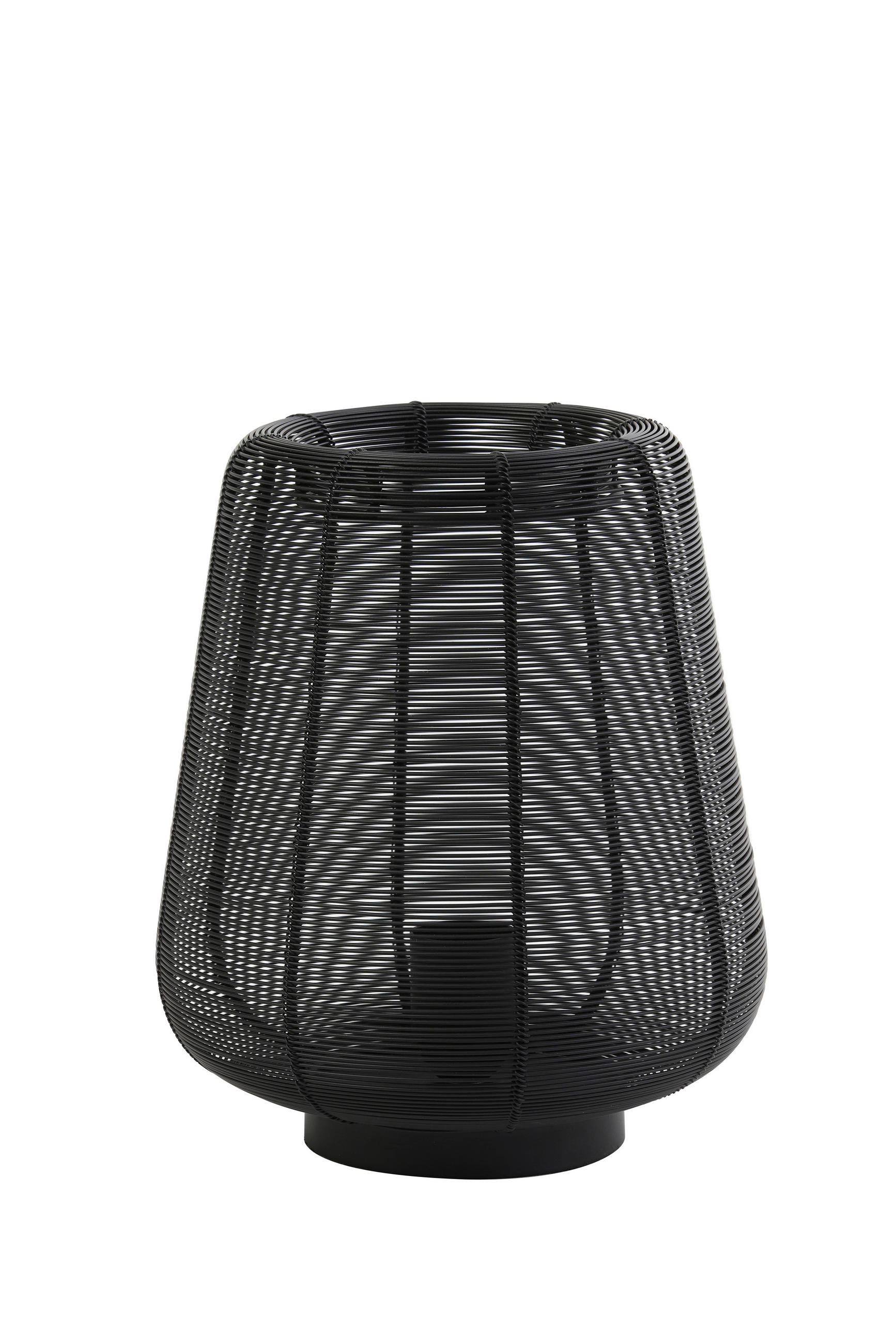 TISCHLEUCHTE Adeta 22/22/26 cm   - Schwarz, Design, Metall (22/22/26cm) - Light & Living