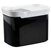 FRISCHHALTEDOSE 1 l  - Schwarz/Weiß, KONVENTIONELL, Kunststoff (16,0/9,9/12,5cm) - Emsa