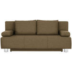 SCHLAFSOFA  in Webstoff Hellgrün  - Chromfarben/Hellgrün, Design, Textil/Metall (197/88/89cm) - Xora