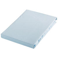 SPANNLEINTUCH 90-100/190-200 cm Jersey  - Hellblau, Basics, Textil (90-100/190-200cm) - Novel