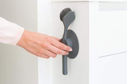 SPÜLBÜRSTE  - Grau, Design, Kunststoff (23,5/6/11cm) - Brabantia