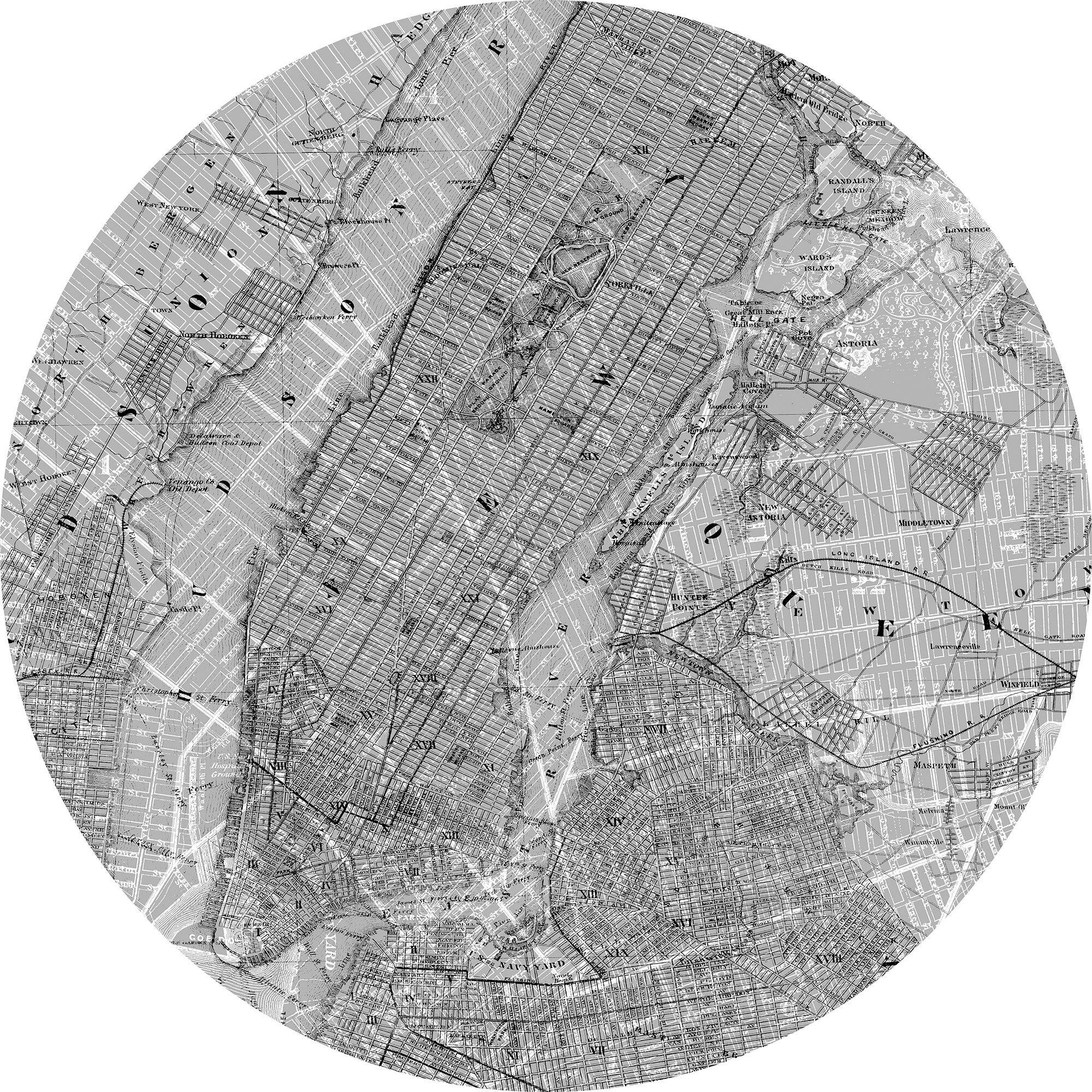FOTOTAPET  - vit/svart, Trend (125cm)