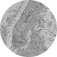 FOTOTAPET  - vit/svart, Trend (125cm)
