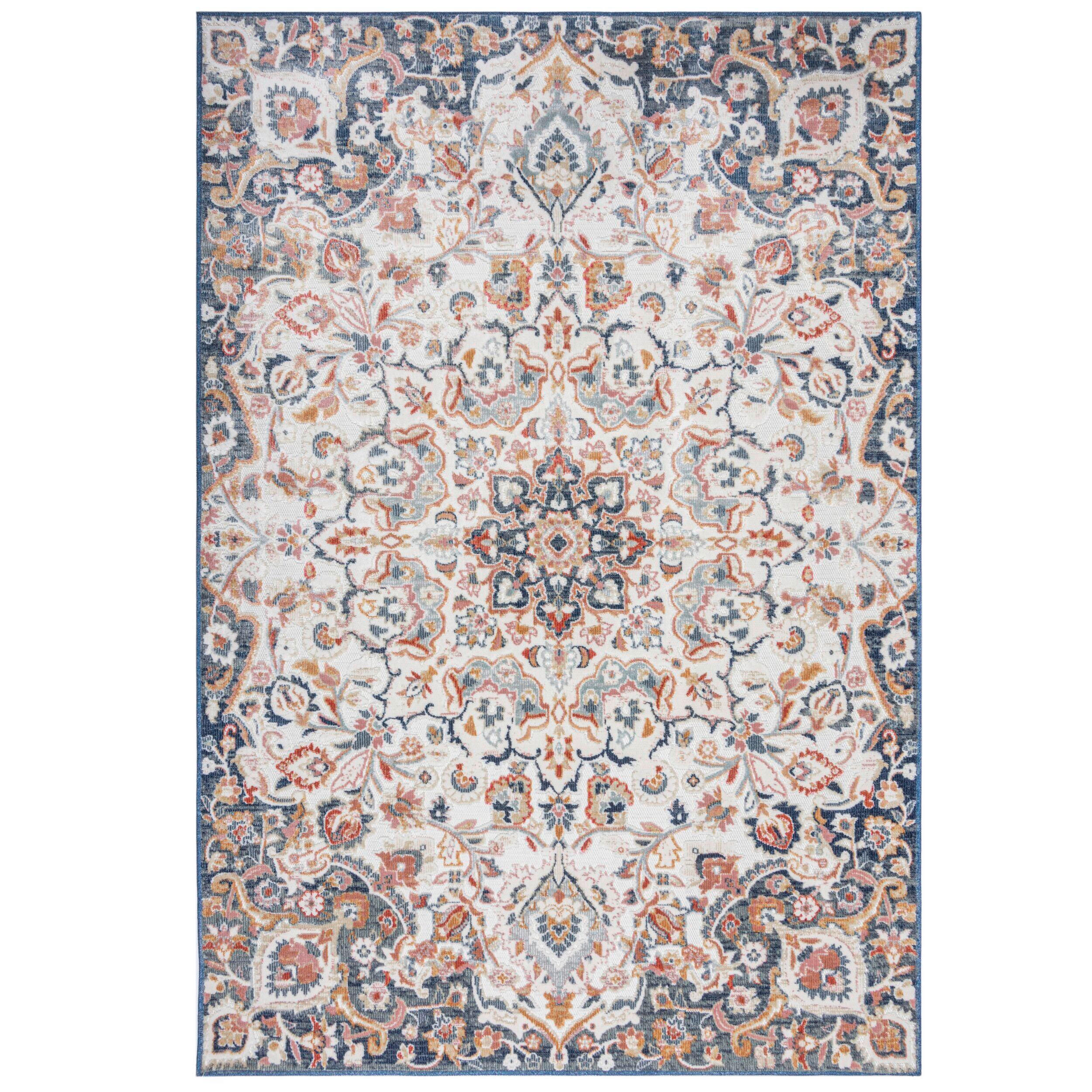 Flair Rugs Webteppich Plaza Outdoor Dunkelblau 200x290 cm