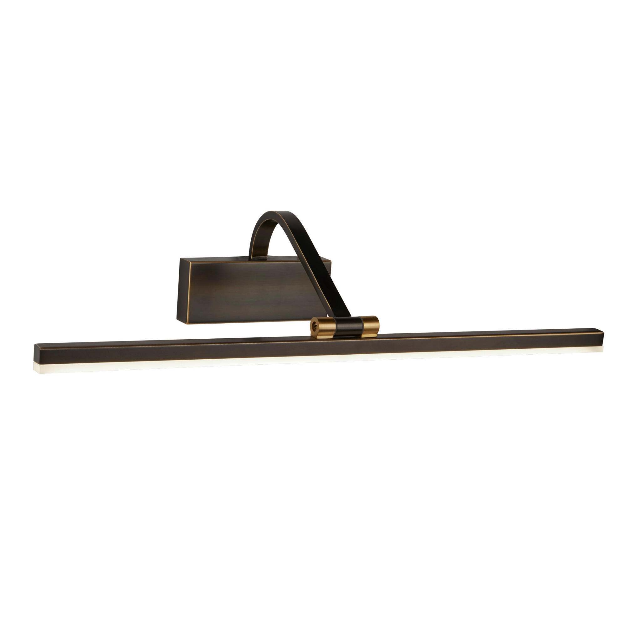 Searchlight Led-Bilderleuchte Bilbao Schwarz, Gold 51x11 cm