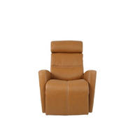 RELAXFÅTÖLJ i metall, textil, trämaterial cognacfärgad  - cognacfärgad, Klassisk, metall/trämaterial (77/108/76cm) - Johann Jakob
