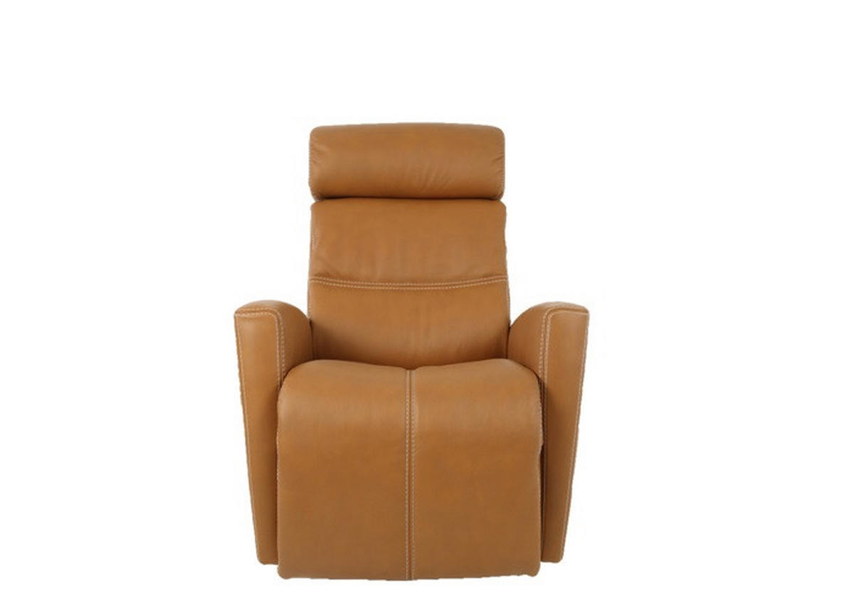 RELAXFÅTÖLJ i metall, textil, trämaterial cognacfärgad  - cognacfärgad, Klassisk, metall/trämaterial (77/108/76cm) - Johann Jakob