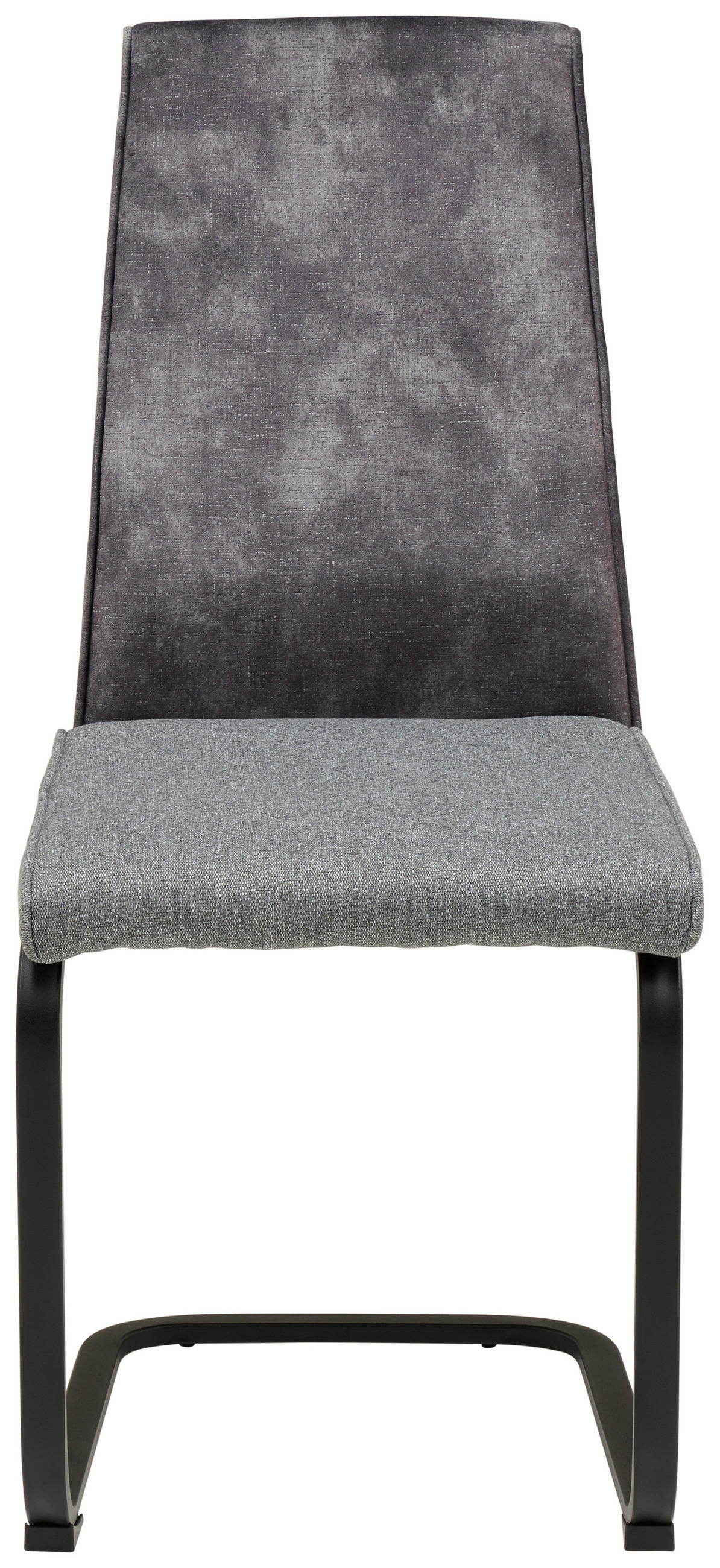 SCHWINGSTUHL  ,  , Mikrofaser, Leinenoptik  ,  - Dunkelgrau/Schwarz, KONVENTIONELL, Holz/Textil (46/94/62cm) - MID.YOU