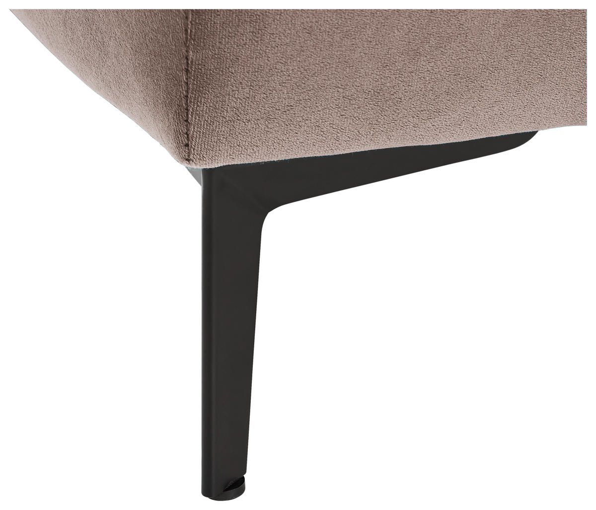 BOXSPRINGBETT 160/200 cm  in Beige  - Beige/Schwarz, KONVENTIONELL, Textil/Metall (160/200cm) - Boxxx