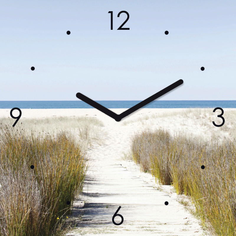 WANDUHR Multicolor  - Multicolor, LIFESTYLE, Glas (30/30cm) - Euroart