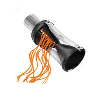 SPIRALSCHNEIDER Spirelli 2.0  - Edelstahlfarben/Schwarz, Basics, Kunststoff/Metall (7,3cm) - Gefu