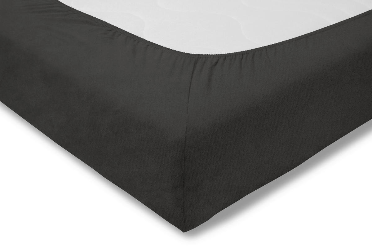 SPANNBETTTUCH  - Schieferfarben, Basics, Textil (200/200cm) - Estella