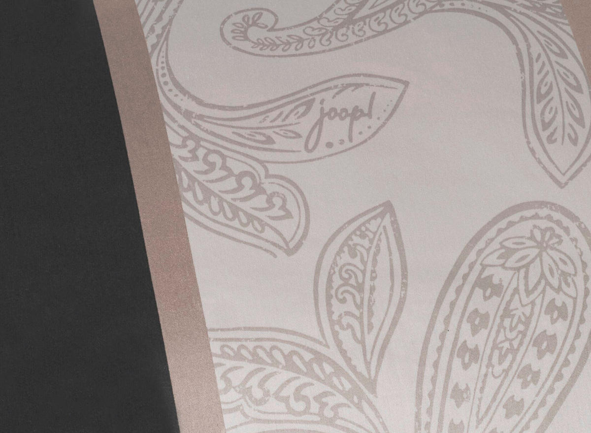 BETTWÄSCHE 3-teilig JOOP! PAISLEY STRIPES Jersey 200/200 cm  - Schwarz, Basics, Textil (200/200cm) - Joop!