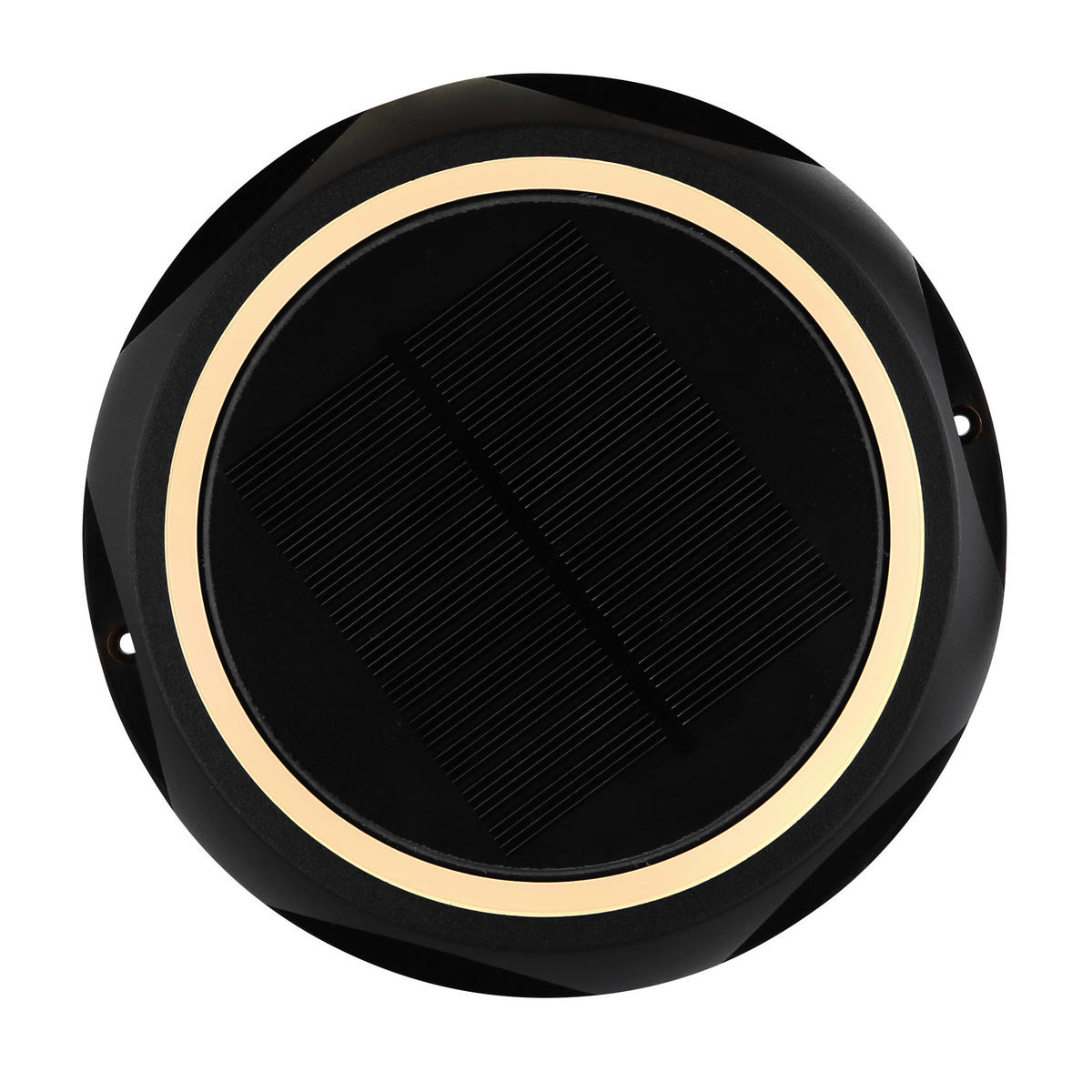 SOLÁRNÍ SVÍTIDLO 14/3,6 cm - černá/opál, Design, kov/plast (14/3,6cm) - Globo