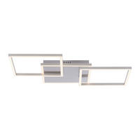 LED-DECKENLEUCHTE Iven 75/45/7,3 cm  - Silberfarben, Basics, Kunststoff/Metall (75/45/7,3cm)