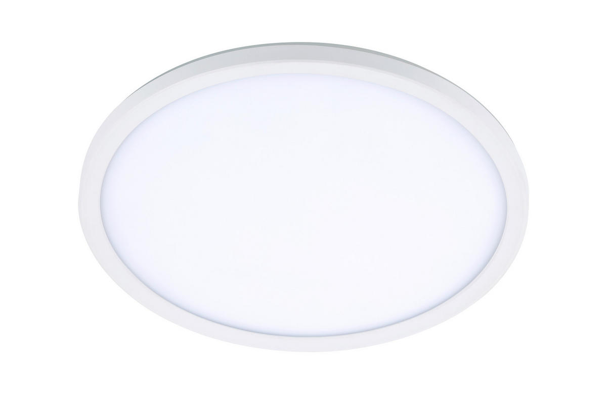 STROPNÍ LED SVÍTIDLO, 29,3/2,8 cm  - bílá, Basics, plast (29,3/2,8cm) - Novel