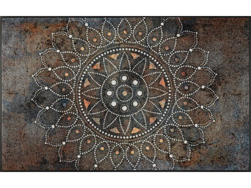 FUßMATTE  75/120 cm  Braun  - Braun, KONVENTIONELL, Kunststoff/Textil (75/120cm) - wash+dry