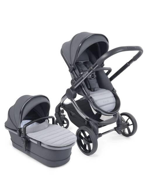 DEČJA KOLICA  PEACH 7  - tamnosiva/svetlosiva, Osnovno, tekstil/plastika (75/55/39cm) - ICANDY