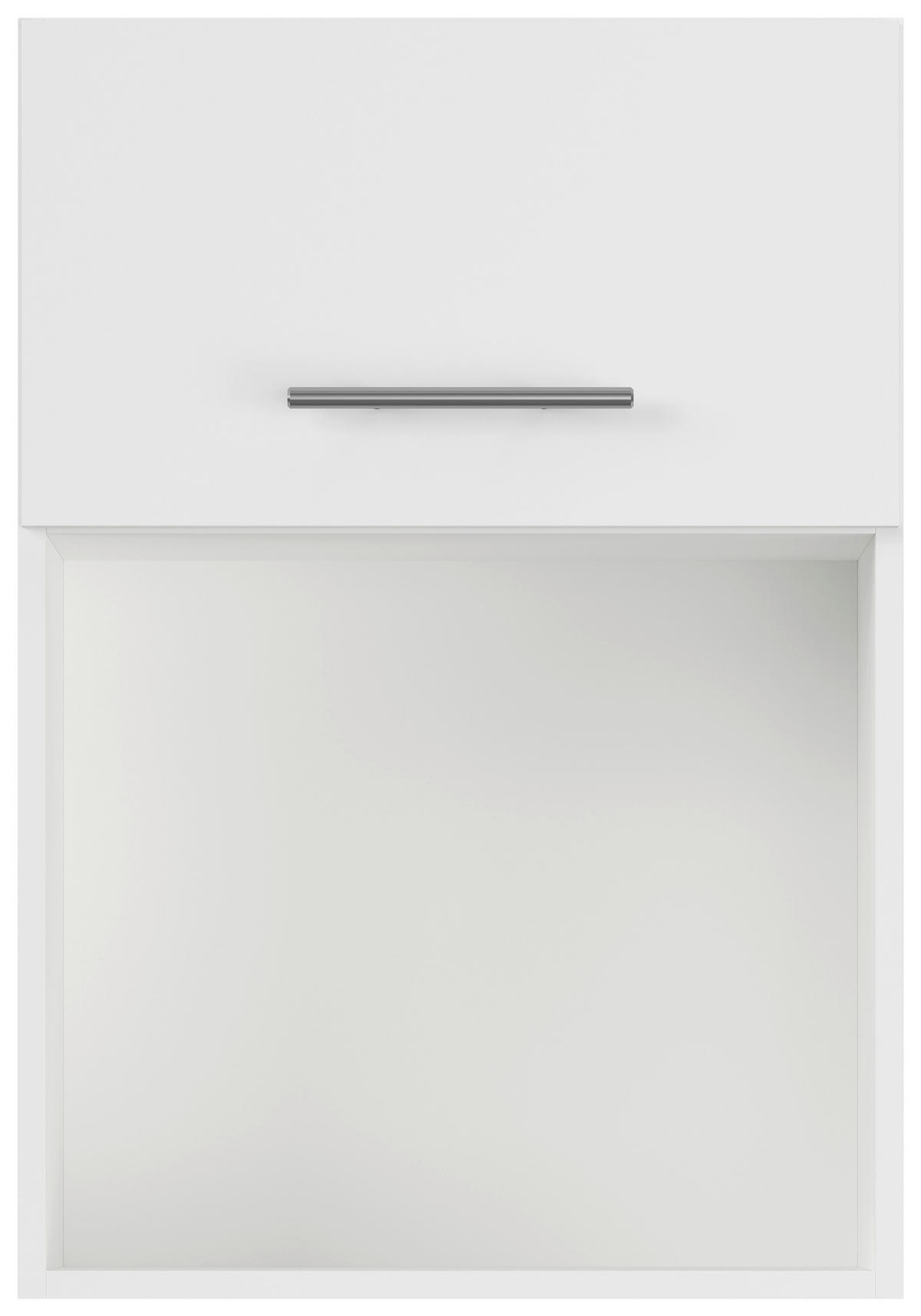 KÜCHENOBERSCHRANK 50/72,3/34,2 cm  in Weiß  - Edelstahlfarben/Weiß, Basics, Holzwerkstoff/Metall (50/72,3/34,2cm) - Impuls