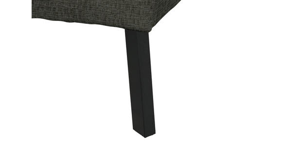 ECKSOFA in Chenille Graubraun 205/280 cm - Graubraun/Schwarz, Design, Textil/Metall (205/280cm) - Xora