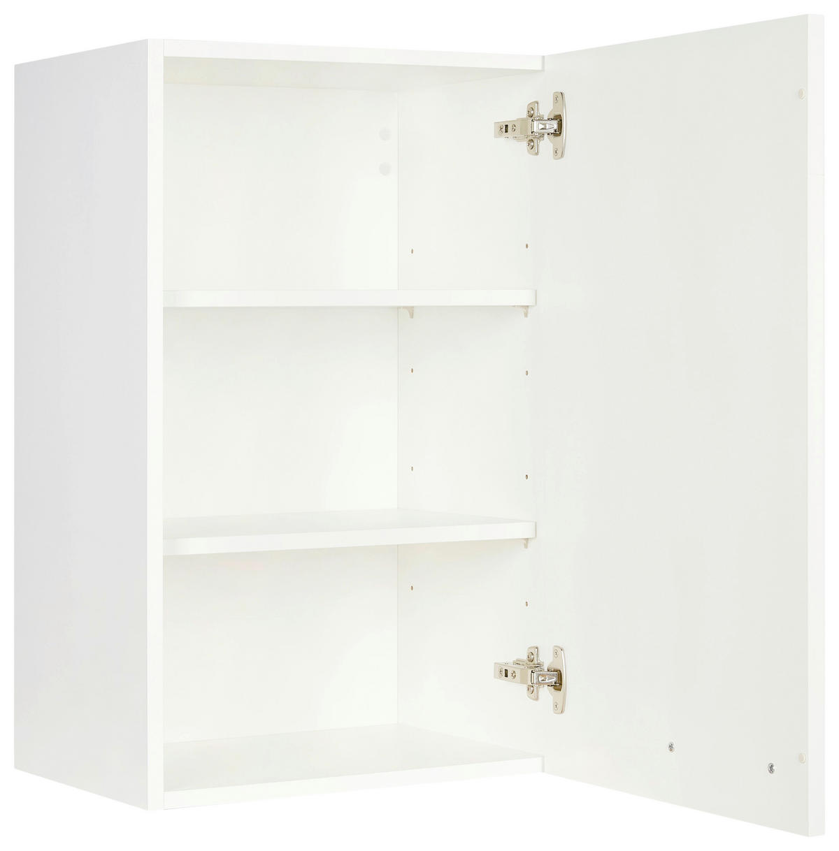 KÜCHENOBERSCHRANK 45/72/35 cm  in Weiß  - Edelstahlfarben/Weiß, MODERN, Holzwerkstoff (45/72/35cm) - Nobilia
