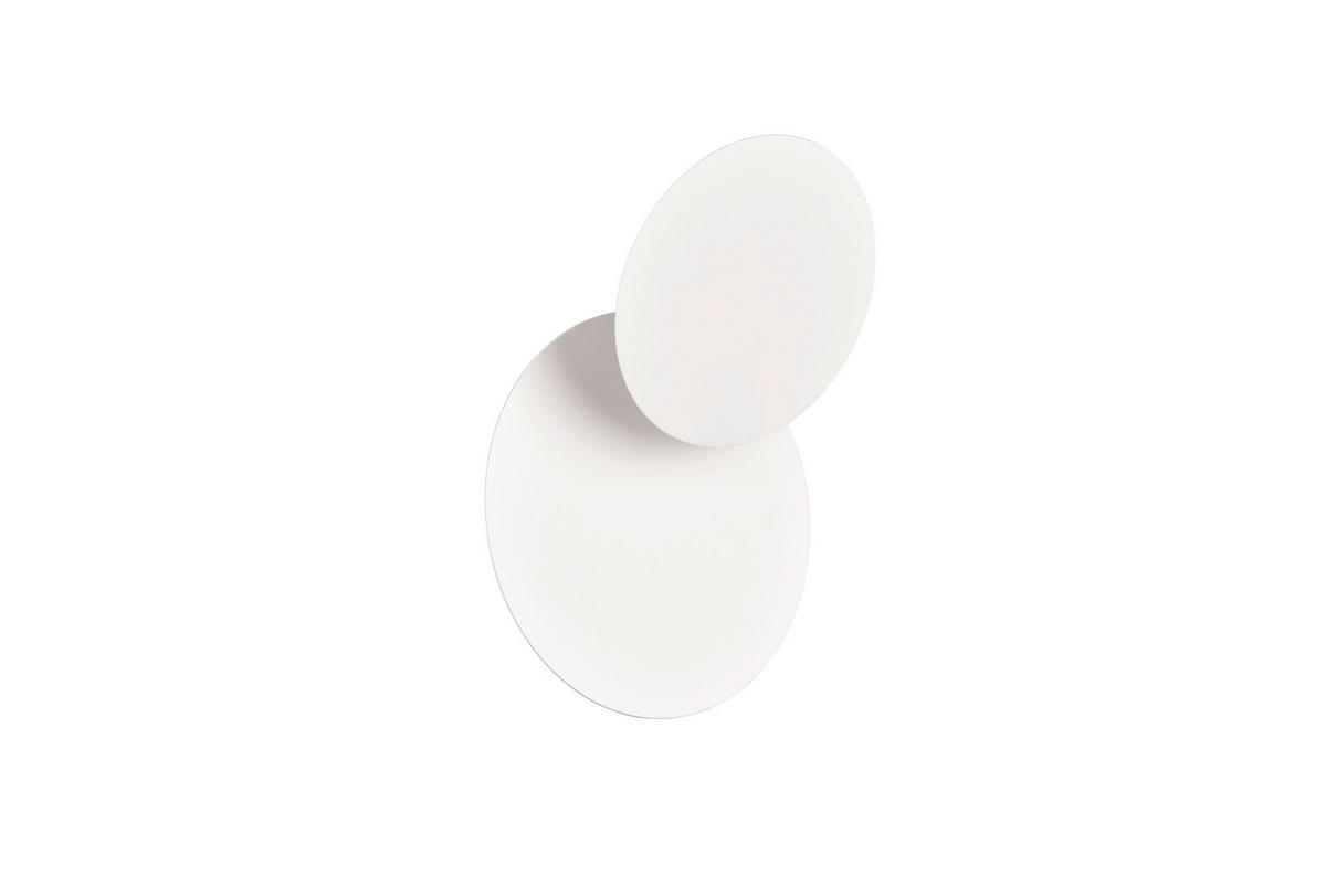 LED-WANDLEUCHTE - Weiss, Design, Metall (18/7,2cm)