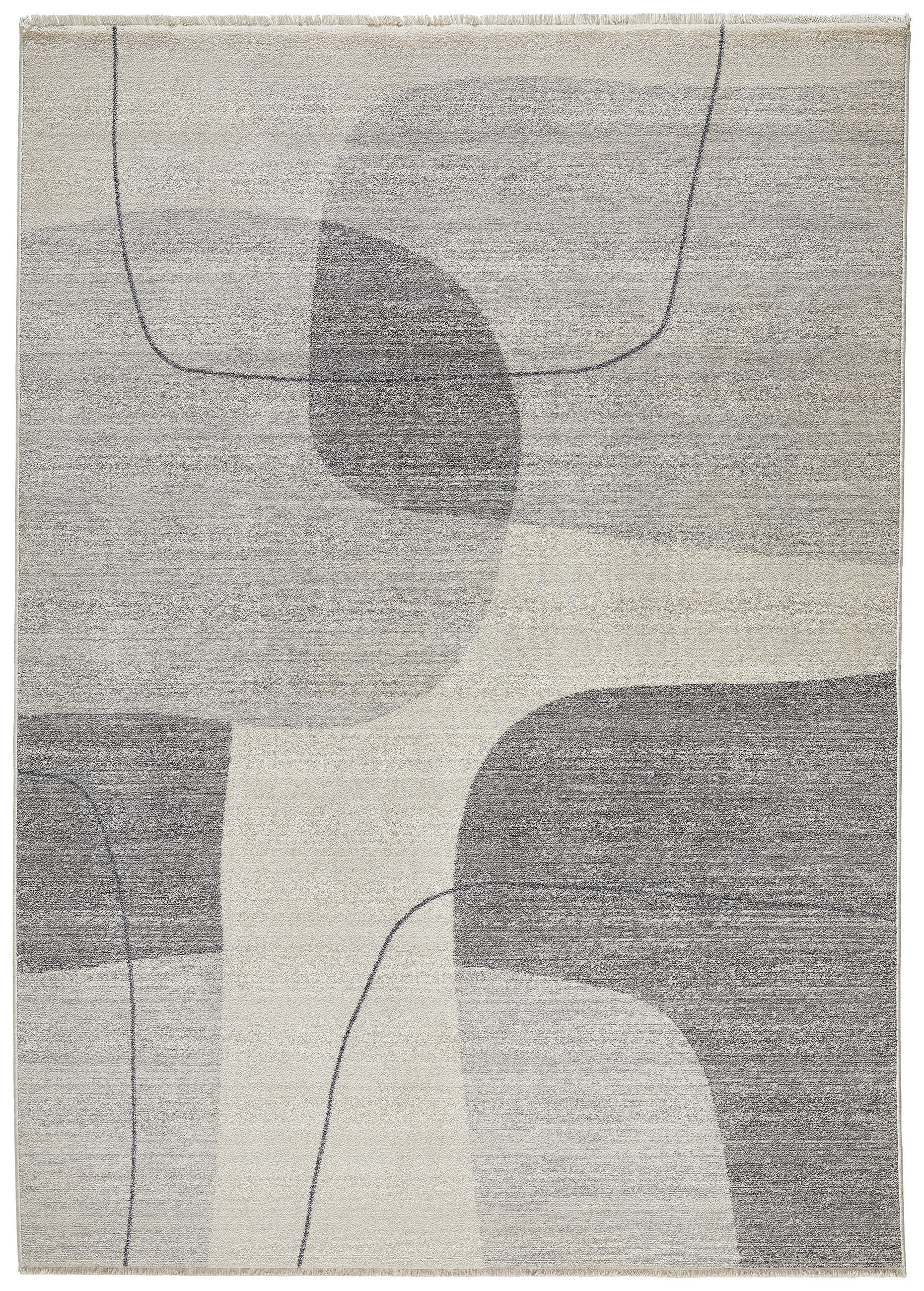 WEBTEPPICH 80/160 cm Columbus Grau  - Grau, Design, Textil (80/160cm) - Novel