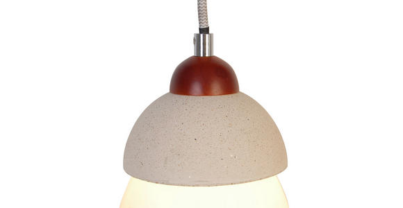 HÄNGELEUCHTE 80/13/130 cm  - Opal, Trend, Glas/Stein (80/13/130cm) - Novel