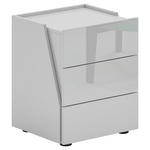 NACHTSCHRANK 48,3/59,5/44,3 cm  - Schwarz/Weiß, Design, Holzwerkstoff/Kunststoff (48,3/59,5/44,3cm) - Novel