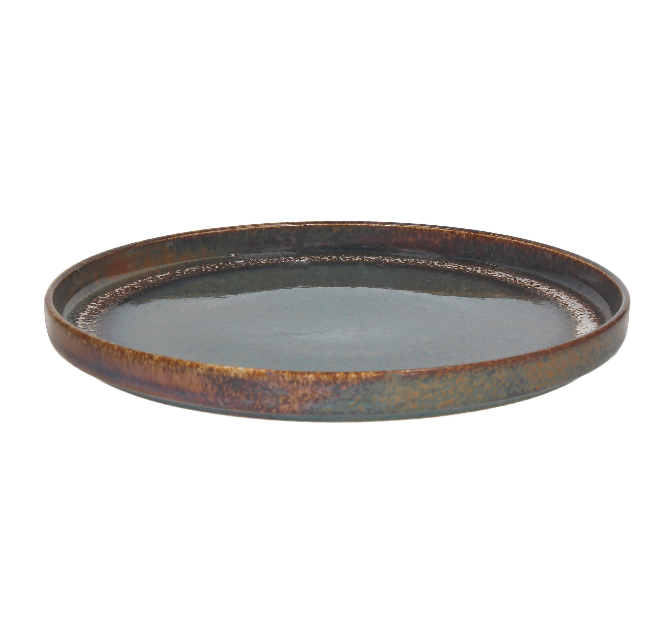 TANJUR PLITKI    27/2.5 cm         Bloom   - plava/smeđa, Basics, keramika (27/2.5cm) - Tognana