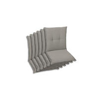 SESSELAUFLAGENSET meliert  - Grau, Basics, Textil (50/7/100cm)