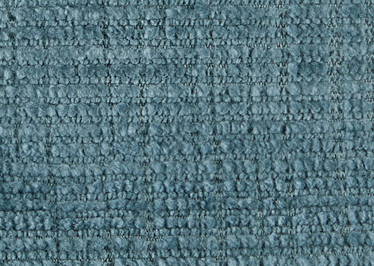 ECKSOFA Blau Chenille  - Blau/Buchefarben, KONVENTIONELL, Holz/Textil (244/163cm) - Carryhome