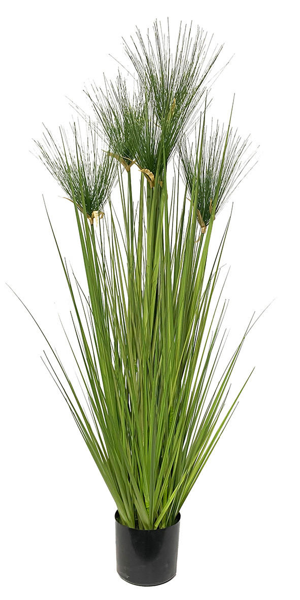 KUNSTPFLANZE 120 cm  - Schwarz/Grün, Natur, Kunststoff/Metall (120cm) - Ambia Home