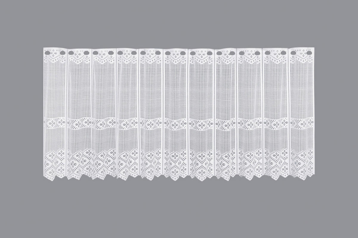 KURZGARDINE  150/45 cm  - Weiß, Basics, Textil (150/45cm)
