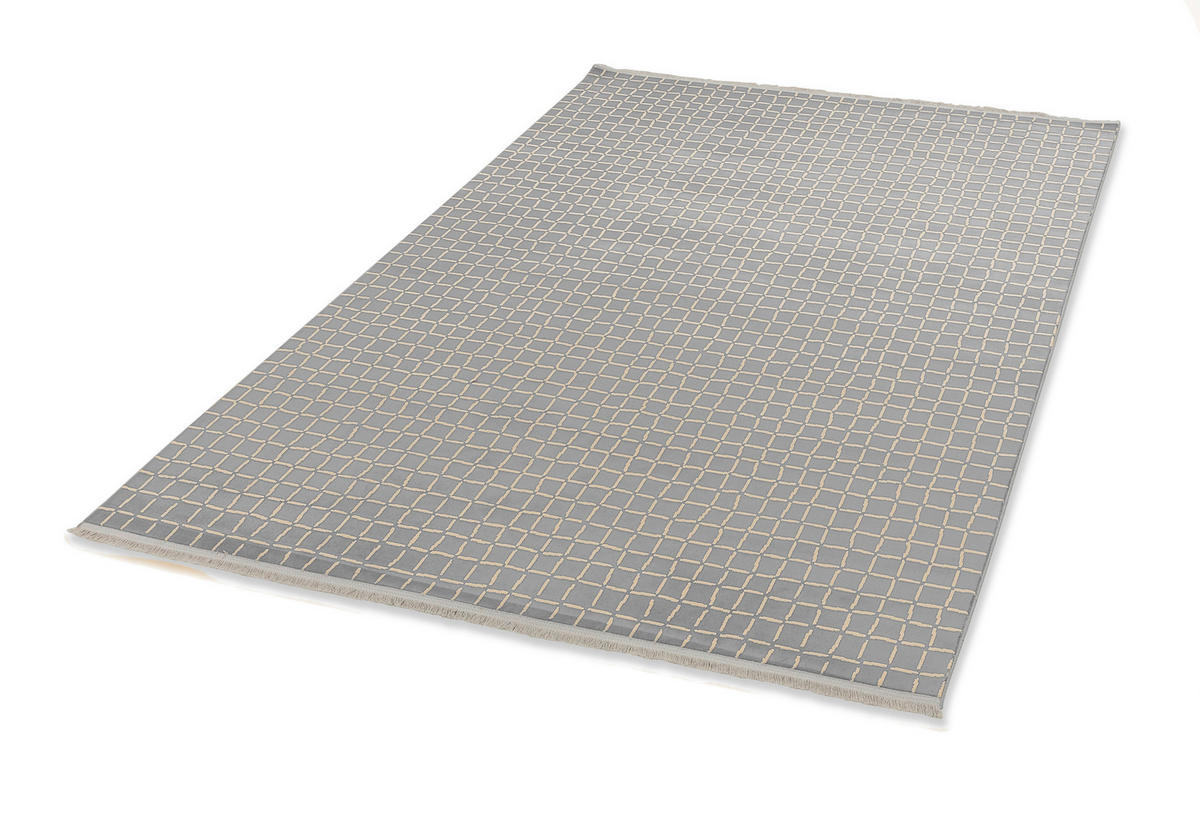 WEBTEPPICH 80/150 cm  - Goldfarben/Grau, Basics, Textil (80/150cm) - Schöner Wohnen