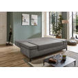 SCHLAFSOFA  mit Mikrofaser Hellgrau  - Hellgrau/Schwarz, KONVENTIONELL, Kunststoff/Textil (202/90/97cm) - Carryhome