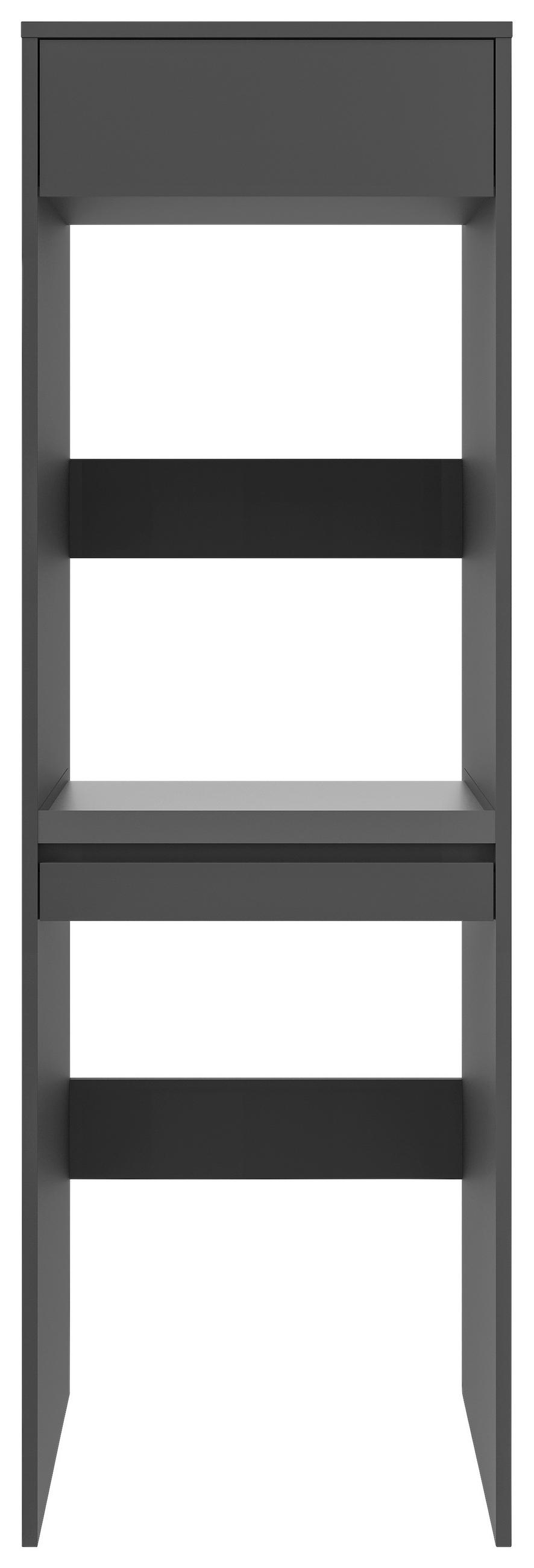 WASCHMASCHINENSCHRANK 67,5/210/67,5 cm  in Anthrazit  - Anthrazit, Basics, Holzwerkstoff (67,5/210/67,5cm) - Xora