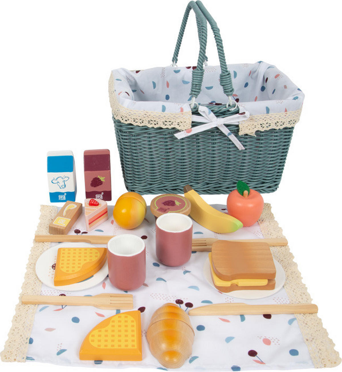 KINDERSPIELSET  - Multicolor, Basics, Holz/Textil (24/15/16cm) - small foot