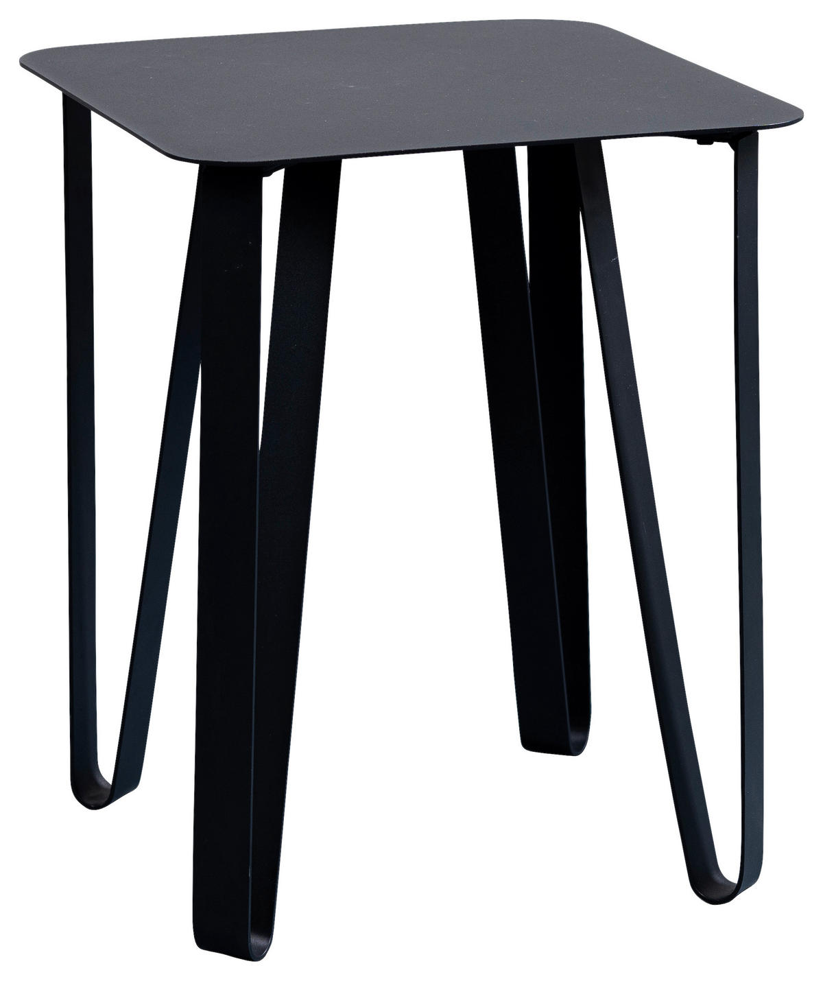 ODKLÁDACÍ STOLEK, černá - černá, Design, kov (40/40/50cm) - Xora