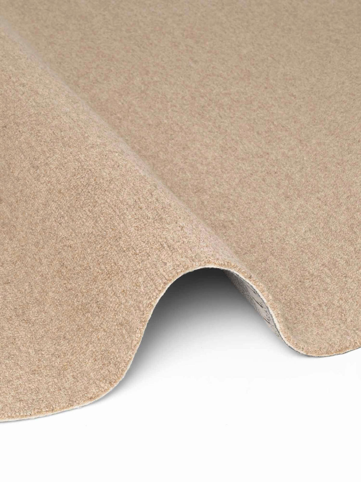 WOLLTEPPICH 200 cm Puristic Beige rund  - Beige, Basics, Textil (200cm) - Elle Decoration