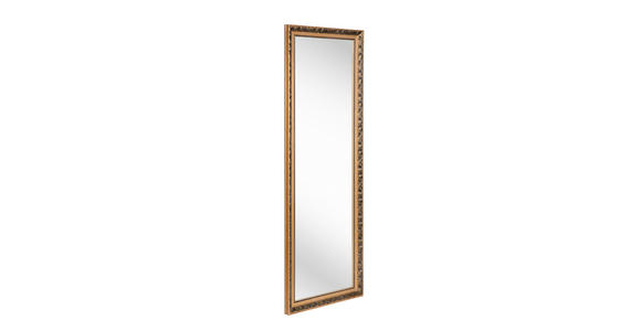 WANDSPIEGEL 50/150/3 cm in rechteckig - Goldfarben, LIFESTYLE, Glas/Holz (50/150/3cm) - Carryhome